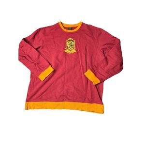 Harry Potter Gryffindor Quidditch Crew Neck Sweater Wizarding World Size XL